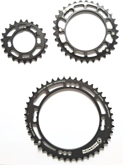 Rotor Q-Rings MTB Kettingblad Set 45/33/23T BCD 146/102/64 – Ovaal – Shimano XTR/XT/SLX Compatibel – 7075-T6