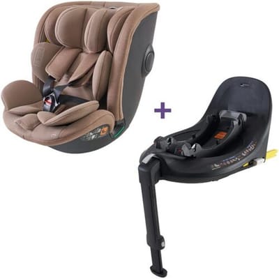 Bundel Prénatal autostoel Sacha & base taupe Taupebrown unisex