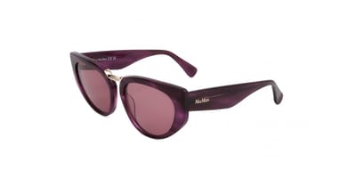 Lunettes de soleil femme Max Mara Pont 1 83y Violet Horn/Gold/54-18-140