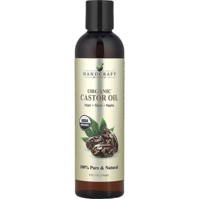 Handcraft Blends, Biologische Ricinusolie, 8 fl oz (236 ml) beige