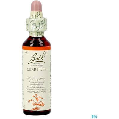 Bach Flower Remedie 20 Mimulus 20ml