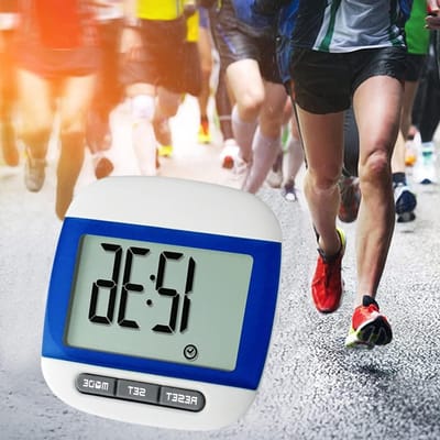 Digitale Stappenteller - Activiteitstracker - Wandelen en Fitness - Nauwkeurige Stapregistratie - Tot 9999 Stappen - Zwart