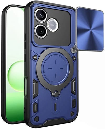 Hoesje geschikt voor HONOR 600 Lite - Techsuit CamGuard Pro Back Cover - Blauw