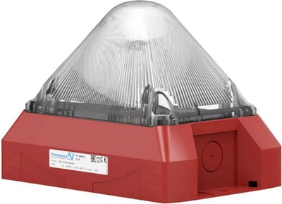 Pfannenberg Flasher PY X-M-10-SSM 24VDC CL RAL3000 21551801005 Clear Clear 24 V DC