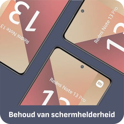 Cazy screenprotector geschikt voor Xiaomi Redmi Note 13 Pro (5G) - Screenprotector Gehard Glas - 2 Stuks