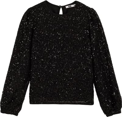 We Fashion T-shirt Black Size: 122/128 | Outlet | Unisex | Zwart