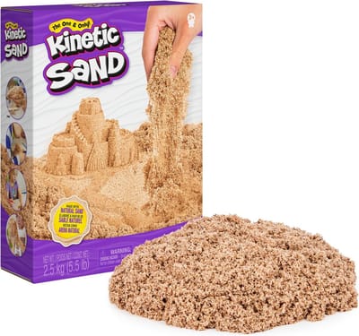 Kinetic Sand - 2,5 kg natuurlijk speelzand om te mengen kneden en maken - Sensorisch speelgoed