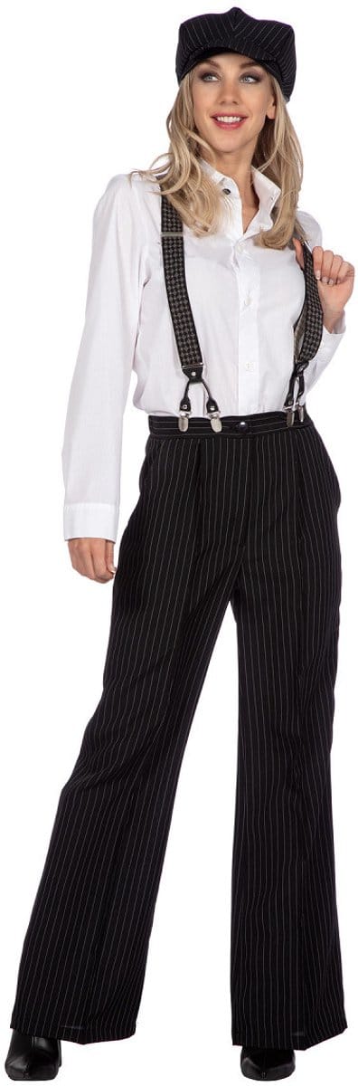 Roaring 20's Krijtstreep Broek Premium - Maat 36