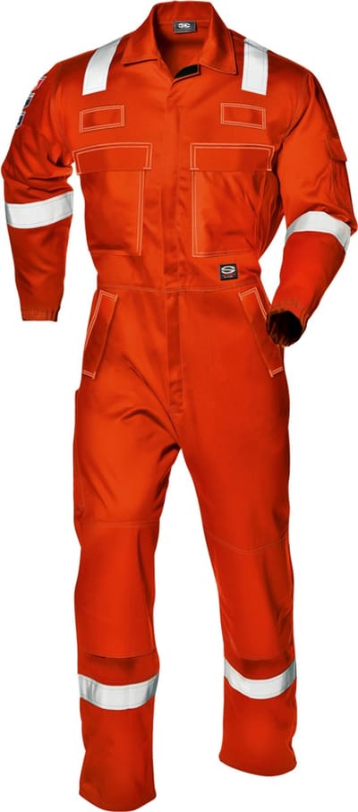SIR SAFETY LIGHT CARBOFLAME Hi Vis Reflecterend Amerikaanse Overall HEREN Overall Werkkleding Oranje - Brandvertragend