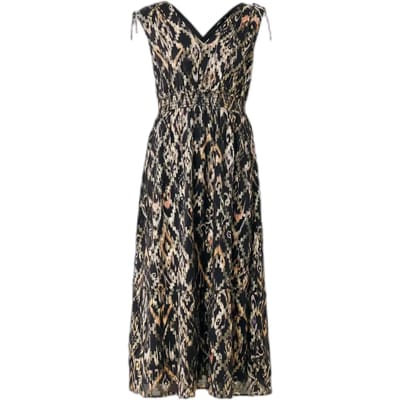 Maxi jurk van lurex jacquard voor vrouwen Mexx