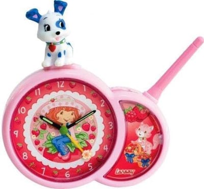 Kinderwekker met Radiofunctie Smiley/Aardbei Ontwerp