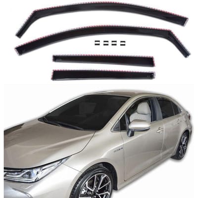 Luchtafweerders - Toyota Corolla (12) sinds 2018 - 4 deuren - Set van 4 stuks - Aerodynamisch, eenvoudige montage