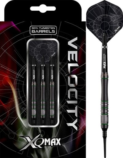 XQMax Velocity M1 Green 90% Soft Tip - Dartpijlen - 18 Gram