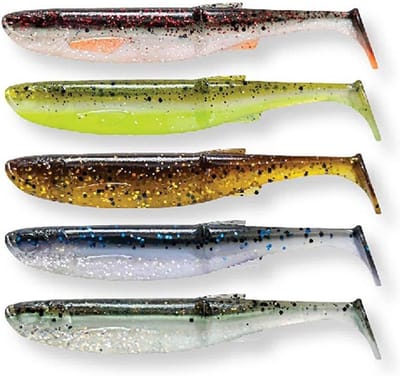 Zacht Kunstaas - Minnow Lokaas - Roofvis Vissen - Realistische Actie - 7 cm - Helder Water Mix