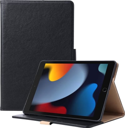 Hoesje geschikt voor iPad 10.2 inch 2019 7e generatie Luxe Kunstleer Standaard Inklapbaar Smart Cover Book Case