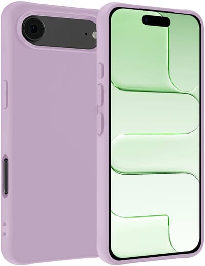 Hoesje Geschikt voor Apple iPhone Air - Sterk & Shockproof - Hoes Cover - Siliconen Case - Lila