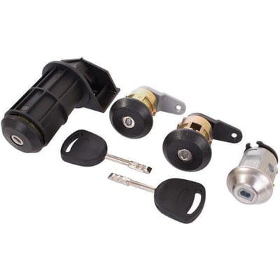 Modecar - Complete Slotenset (Contactslot, Deursloten & Kofferslot) – Voor Ford Escort & Orion – incl. 2 Sleutels