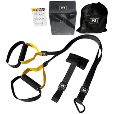 DW4Trading Suspension Trainer Pro1 - Fitness - Workout - Zwart/geel