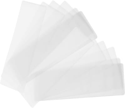 Dailygoods- Boekenleggerhoezen 20 Stuks - Transparante Pvc Mouwen