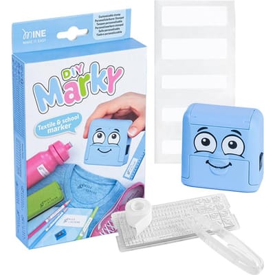 Colop MY Marky DIY 20 tampon imprimante pour vêtements bleu
