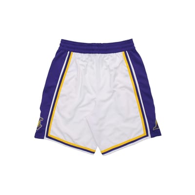 Nike Los Angeles Lakers Association Edition Swingman Men's Nike NBA Shorts - Wit- Heren, Wit