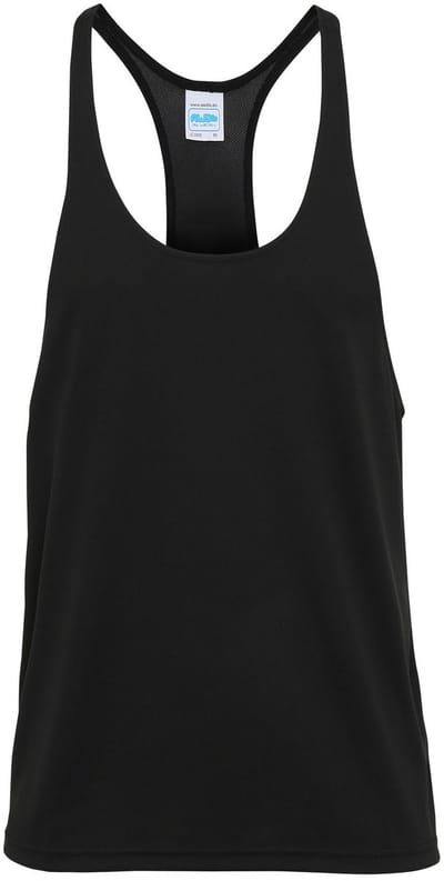 Awdis Gewoon Cool Menselijke Gewone Spier Sport/Gym Vest Top (Jet Zwart)