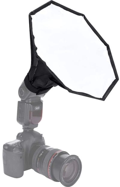 Cosensi - Draagbare Universele Zaklamp - Softbox Diffuser - Eenvoudige Installatie - 30 cm Diameter - Voor Fotografen - Professionele Kwaliteit