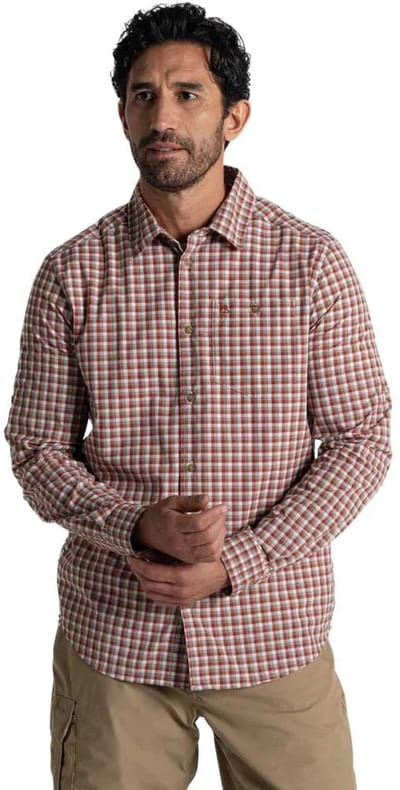 Craghoppers Nosilife Nuoro Check Overhemd Met Lange Mouwen Rood L Man