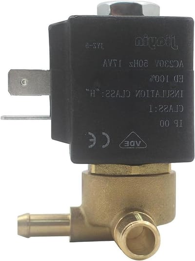 Solenoïde Waterklep - Stoomklep Vervanging - Stoomreiniger Reparatie - Roestvrij Verstoppingvrij - G1/8 Inch - Metaal