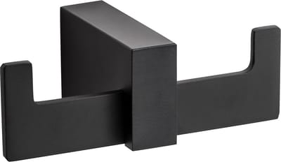 VDN Stainless Handdoekhaakje - Zwart - Vaatdoekhouder - Haakjes handdoek - Wandhaak - Ophanghaakje