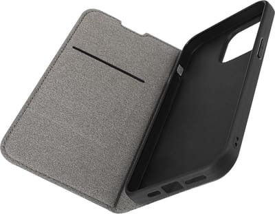 Bigben Connected - Telefoonhoesje - Pasjeshouder - geschikt voor iPhone 15 Pro Max - Zwart