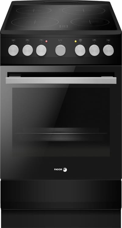Fagor FACV203N Keramisch Fornuis 50 cm Breed - Hetelucht - Katalyse - XL Oven 62L