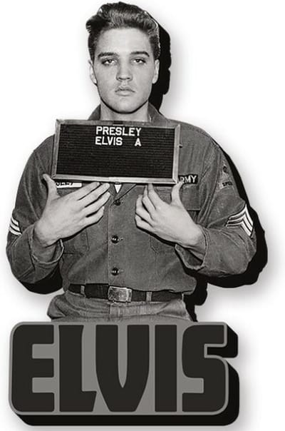 Magneet - Elvis Presley - Enlistment Photo Funky Chunky Magnet