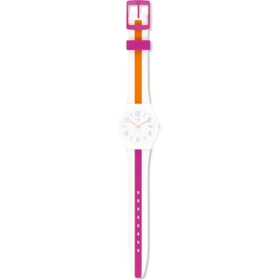 Swatch Plastic - Originals Medium (34mm) /Access/Solar/Musicall/Stop - G/SK/SL/SR/SS/SO28 AGW408 GW408 Pinkline Horlogeband