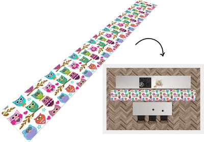 Keukenloper - Keukenmat - Design - Uilen - Dieren - 400x50 cm - Keuken vloerkleed