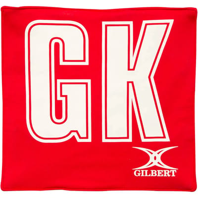 Gilbert Netball Patch Pro Bibs - One Size - Rood / Wit
