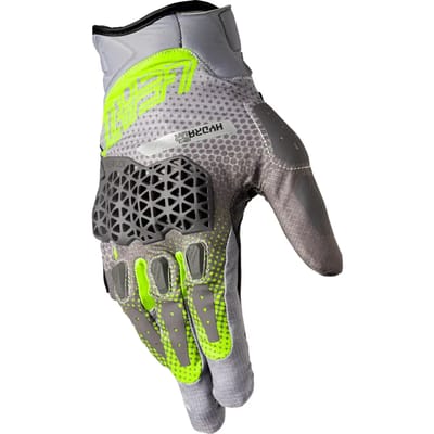 Leatt ADV HydraDri 5.5 Kort Viz Groen Grijs Waterdichte Handschoenen - Maat M - Handschoen