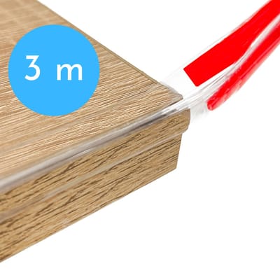 Springos Multifunctionele 2 in 1 Hoekbeschermer - 3 Meter - Hoekberschermers Tafel - Transparant