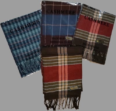 sjaal heren slaal omslagdoek bandana 3x sjaal geblokt