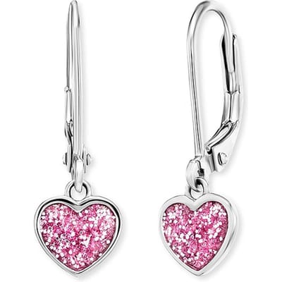 Engelsrufer Oorhangers KOL HEES-GLITTERHEART-H