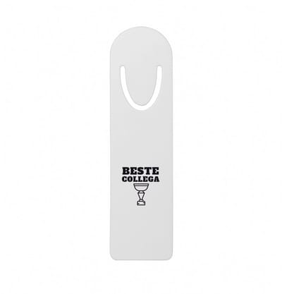Hacebo® - Beste collega metalen boekenlegger - Beste collega - teamgenoot - cadeau Bladwijzer boekenleggers - 12.7 cm x 3.2cm