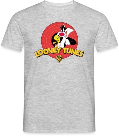 Looney Tunes Sylvester And Tweety T-Shirt Heren
