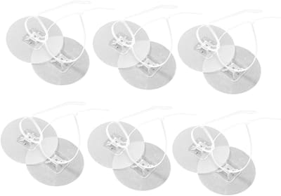 Anti-val Ankers - Muur Bevestiging - Meubel Beveiligen - Set van 36 - 8 x 8 x 2.7 cm - Wit