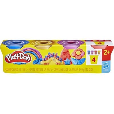 Play-Doh 4-pack Metallic glans boetseerklei