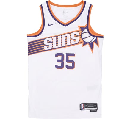 Basketbaltanktop voor heren Nba Association 2023/24 Dri-fit Swingman Jersey nr. 35 Kevin Durant Phosun wit