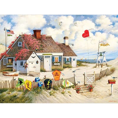 5D DIY Diamant Schilderij Zandstrand Huis Landschap Diamant Borduren Kruissteek Muurstickers Home decor 20X30CM gray
