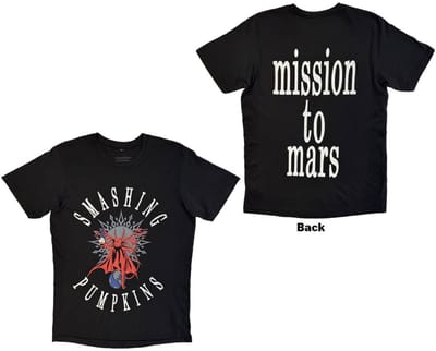 Smashing Pumpkins - Mission To Mars Heren Tshirt - S - Zwart