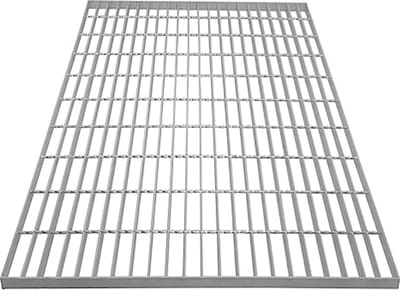 Gegalvaniseerd Vloergaas Paneel voor Hoge Belastingen - 1000 x 800 mm - 800 kg Draagvermogen