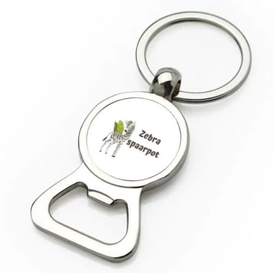 Akyol - zebra flesopener - Zebra - dieren liefhebbers - leuke cadeau voor iemand die van houdt van zebra's - verjaardagscadeau - kado - gift - 9 bij 3 cm