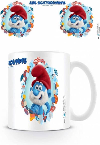 De Smurfen Mok – Grote Smurf – 325ml – Keramiek – Smurfs Cartoon Beker voor Kinderen & Volwassenen